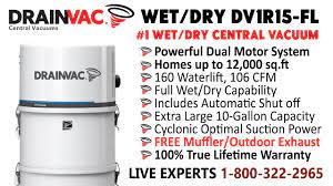 Wet dry central vacuum system. Drainvac Dv1r15 Fl The Best Wet Dry Central Vacuum System For Homes Up To 12 000 Sq Ft Youtube