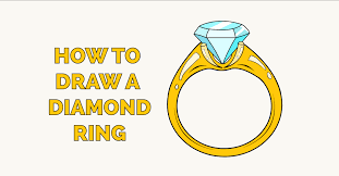 How To Draw A Diamond Ring - Really Easy Drawing Tutorial