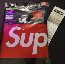 Authentic Supreme Hanes Comfortsoft M