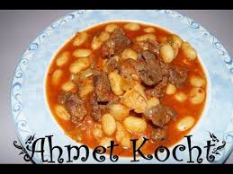 Rezept Bohneneintopf Kuru Fasulye Ahmetkocht Turkisch Kochen Folge 62 Youtube Bohneneintopf Turkisches Essen Rezepte Bohneneintopf Mit Rindfleisch