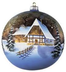 Mundgeblasene Und Handbemalte Glas Weihnachtsschmuck Mit Weihnachtsschmuck Weihnachtsbild Gemalte Ornamente