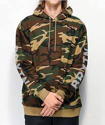 Brixton Thread Camo Hoodie