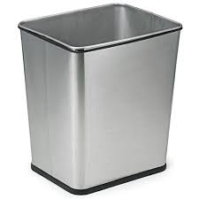 Polder Trash Can 7 Gallon And Fits Under The Counter Trash Can Bathroom Waste Basket Stainless Steel Cleaning