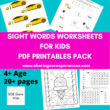 Combine the pictures to make a compound word. Soe Store Kids Sight Words Pdf Downloadable Worksheets For Kindergarten Kids Teach Phonics Tricky Words Via Games Sharing Our Experiences