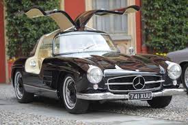 Black On Tan Leather Gull Wing 1954 Mercedes Benz 300sl Did Not Know They Had Doors Like That In 54 Black Mercedes Benz Mercedes Benz 300 Mercedes Benz