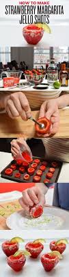 How To Make Strawberry Margarita Jello Shots Food Strawberry Margarita Jello Shots Yummy Drinks