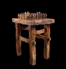 Table Chess Jpg 514 540 Pixels Wood Chess Set Chess Chess Board Table