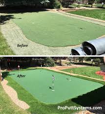 You should have a strip of turf and a golf hole to make a putting green. Do It Yourself Putting Greens Custom Putting Greens