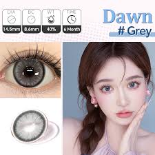 Dolly 0độ]Mystic Eyes lens fairy gray kính áp tròng stormy grey len xanh  cận lens sakura gray nữ royal gray