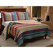 Greenland Home Fashions Southwest Boho Cotton 3 Piece Quilt Set With Images King Quilt Sets Quilt Sets Southwest Quilts