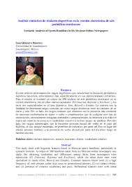 She is an actress, known for greyn anatomia (2005), sinulle on postia (1998) and. Pdf Analisis Sintactico De Titulares Deportivos En La Version Electronica De Seis Periodicos Mexicanos Sara Quintero Academia Edu