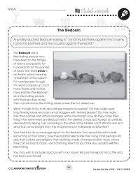 Write A Report On The Bedouin People From The Persian Gulf War From 1990 1991 With This Free Activity From Ccp Social Studies Military History Teacher Planning