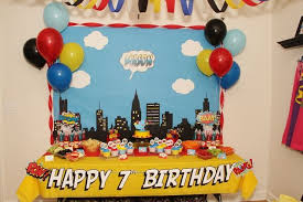 Table 7 Year Old Boy Birthday Party Ideas Super Heros Birthday Party Ideas Photo 2 Of 22 Boy Birthday Party Themes Superhero Birthday Party Crafty Party