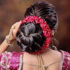 13 Likes 1 Comments Hairstylerukku Hairstylerukku On Instagram Stylish Traditional Bun Hairstyle Mua Bun Hairstyles Bridal Hair Buns Hair Styles
