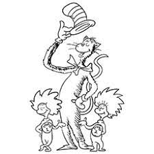 Seuss' cat in the hat? Top 25 Free Printable Cat In The Hat Coloring Pages Online