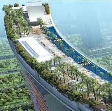 Marina Bay Sands Sky Pool Singapore Instyle Fashion One Sky Pool Futuristic Architecture Marina Bay Sands