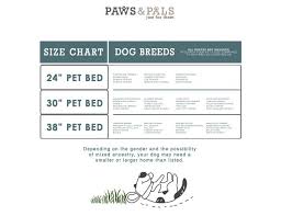 Paws Pals Dog Bed For Pets Cats Fuzzy Foam Deluxe