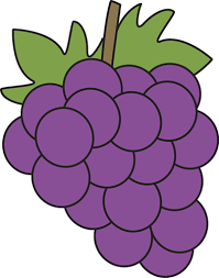 Grapes Clip Art Grapes Image Paper Flower Template Fruits Drawing Fruit Birthday