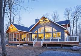 The October 2017 Plan Of The Month From Linwood Homes Is The Lochlin The Home Is 2332 Square Feet With An Ope Small Lake Houses Lake House Plans Linwood Homes