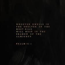 Psalm 91:1-2 He that dwelleth in the secret place of the Most High Shall  abide under the shadow of the Almighty. I will say of the LORD, He is my  refuge and