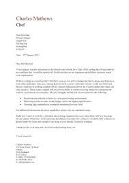 The main emphasis of your cover letter should be convincing the reader that you will be an asset as an intern. Cover Letter Sample Menu Resume Template For Chef