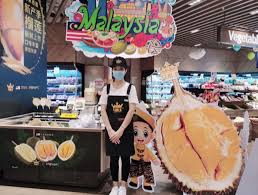 Our award winning black thorn 【frozen durian】rejoice! Malaysian Black Thorn Durian Makes An Appearance On The Chinese Market