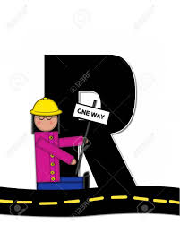 Each page in the alphabet worksheets for preschoolers features one letter with a large picture to color, how to form uppercase and lower case letters, and a space for children to trace letters spelling … The Letter R In The Alphabet Set Children Highway Construction Is Black And Outlined With White Child Stands Or Sits On Highway Holding Highway Construction Signs Stock Photo Picture And Royalty Free