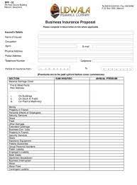 Insurance proposal form is completed by the policyholder when applying for insurance. Free 9 Insurance Proposal Samples In Pdf Ms Word
