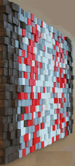 Decorative rustic wall art the gorgeous metal scroll wall decor on a wooden base is the perfect way to have a beautiful rustic interior design. Buy 30x40 Inch Large Reclaimed Wood Wall Art Wood Wall Decor Headboard Geometric Pattern Wood Mosaic Geometric Art Gbandwood Wooden Wall Art Wood Wall Decor Wooden Wall Decor Modern Wall Art