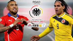 The match is a part of the. Chile Vs Colombia Conmebol Road To World Cup Germany 2017 Fifa 16 Youtube