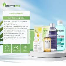 Combo Làm Đẹp Siêu Rẻ Cho Da Hỗn Hợp Dầu - Pharmalime.vn