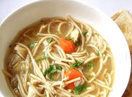 Sauté onions, carrots, celery, leeks and garlic in olive oil and butter add shredded rotisserie chicken and cooked or fresh noodles and simmer until the noodles are cooked through. Easy Chicken Noodle Soup From Rotisserie Chicken Leftovers Diy Beautify Creating Beauty At Home