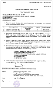 1 m3 galian tanah artinya adalah pekerjaan melakukan galian tanah dengan volume 1m3 dengan jenis tanah biasa bukan termasuk jenis tanah keras untuk mandor dan alat bantu kita asumsikan tidak ada karena diasumsikan juga bahwa orang melakukan pekerjaan galian tanpa mandor dan. Laman Rasmi Pentadbiran Tanah Johor Posts Facebook