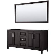 Shop online at costco.com today! Daria 72 Inch Double Vanity No Top 70 Inch Mirror Overstock 21549399