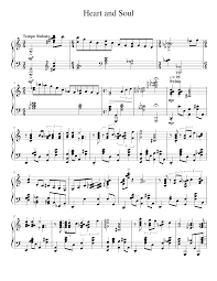 Heart and soul sheet music 22 arrangements available instantly. Heart And Soul Sheet Music For Piano Solo Musescore Com