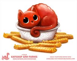 Pin By Karen Jenkins On Cryptid Creations Cute Food Drawings Daily Painting Animal Drawings