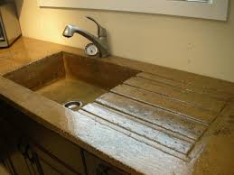 high gloss rustic concrete countertop