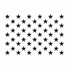 American Flag Star Stencil Template In 2020 Star Stencil Star Svg Stencil Template