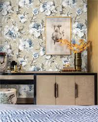 Peel and Stick Floral Wallpaper
