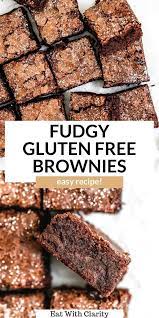 Rich Fudgy Gluten Free Brownies Eat With Clarity Recipe In 2021 Gluten Free Chocolate Cupcakes Gluten Free Brownies Recipe Chocolate Recipes Easy