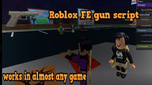 Robloxvoidacitys script builderblack cell gui by arctic fox. Roblox Fe Gun Script Works In Most Games Youtube