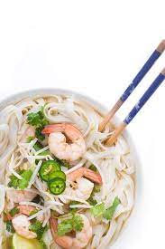 Shrimp Pho Vietnamese Noodle Soup The Lemon Bowl Recipe Pho Recipe Easy Pho Soup Recipe Easy Shrimp Pho