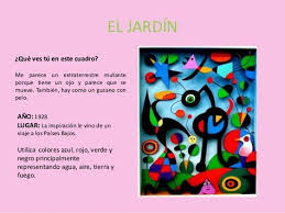 Joan Miro Le Jardin 1928 Joan Miro Imagenes Para Cuadros Cuadros