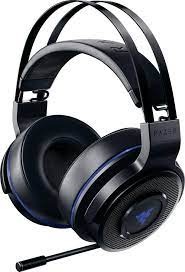 Best Buy Razer Thresher Ultimate Wireless Dolby Headphone 7 1 Gaming Headset For Ps4 Black Rz04 01590100 R3u1 Best Gaming Headset Xbox One Headset Gaming Headset