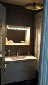 I Love So Much My Bathroom With Full Of Ikea Hack The Molger Mirror Was Recreated Into A Luxury One With Ikea S Ikea Ceiling Light Ikea Mirror Bathroom Mirror