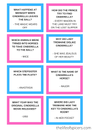 This post was created by a member of the buzzfeed commun. Cinderella Trivia Quiz Free Printable The Life Of Spicers