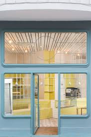 Baking Ingredients Inform Soft Hued Interiors Of Juana Limon Cafe In Madrid Coffee Shop Interior Design Coffee Shops Interior Coffee Shop Design