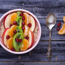 Smoothie Bowl Porridge Kiwi Banane Clementine Pomme Et Grenade Recette Kiwi Banane Recettes De Proteines Douces Recettes De Milkshakes Proteines