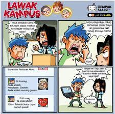 Terkini, komik lawak kampus mempunyai 14 jilid novel grafik dalam bahasa melayu dan kini banyak diolah dalam. Lawak Kampus On Twitter Iq Http T Co Vcf2dpkm