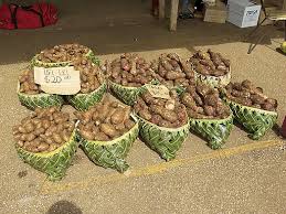 Root crops are both a staple of the tongan diet and an export crop, and yams, taro, cassava and sweet potatoes. Potato Ufi Lei Dioscorea Potato